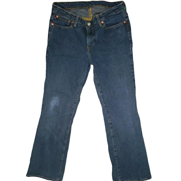 Ralph Lauren Woman's Blue Stretch Kelly Jeans Size 8x30 - Picture 2 of 16